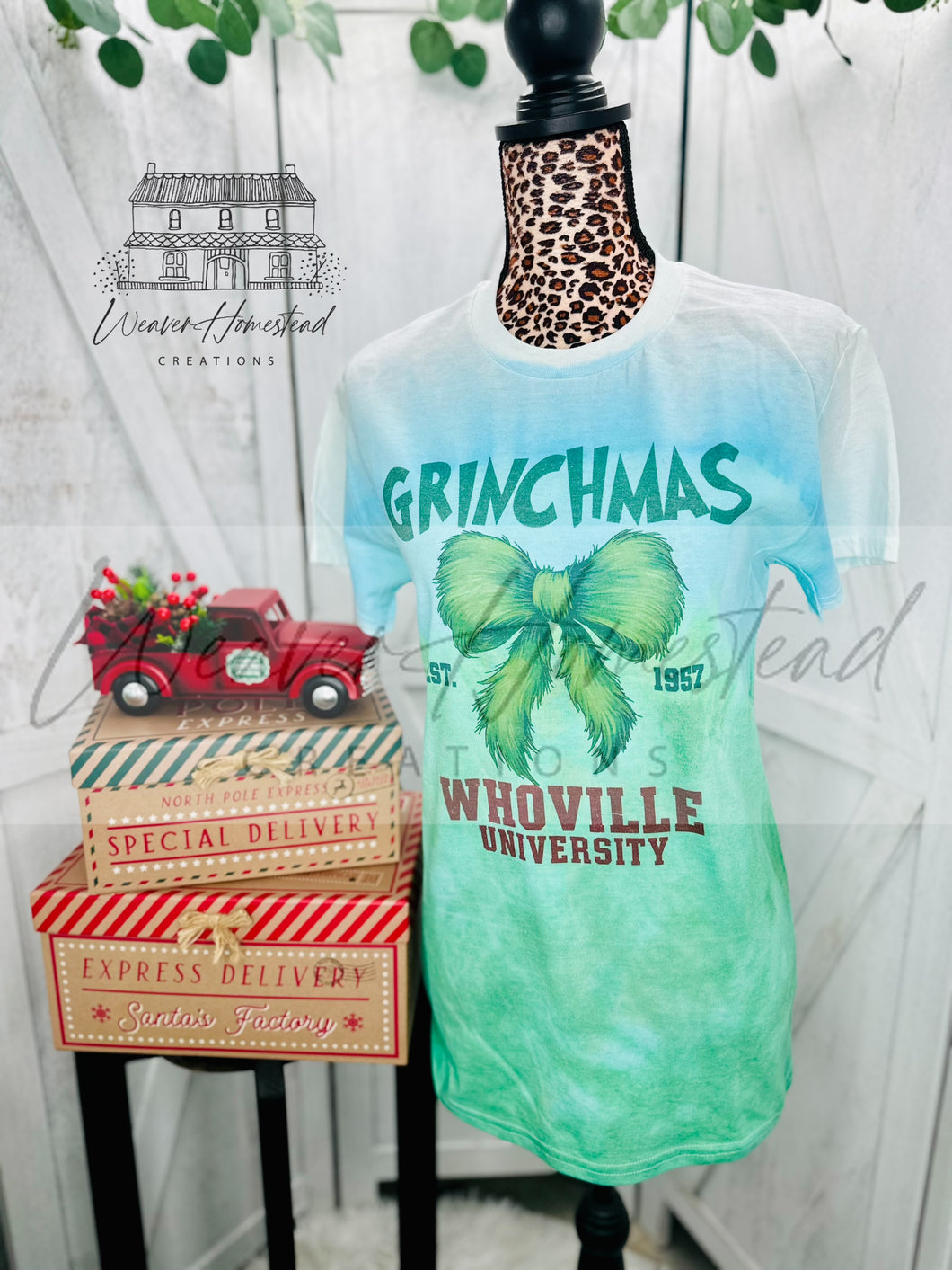 Merry Grinchmas w/ Bow