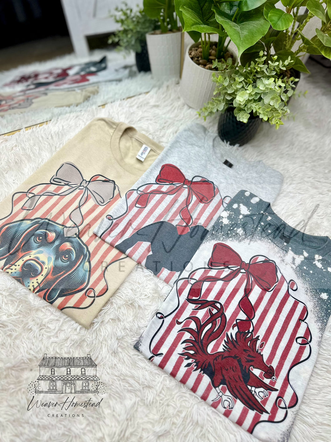 Gamecocks Striped Silhouette
