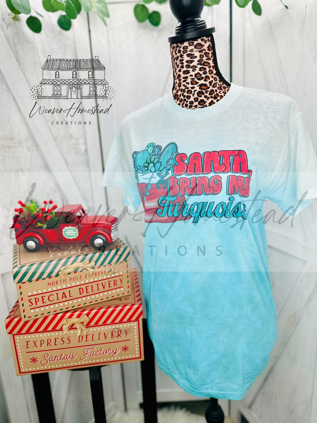 Santa Being Me Turquoise