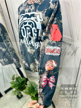 Load image into Gallery viewer, Black Marble Bulldogs White Script Sleeve Icons Tee &amp; Crewneck

