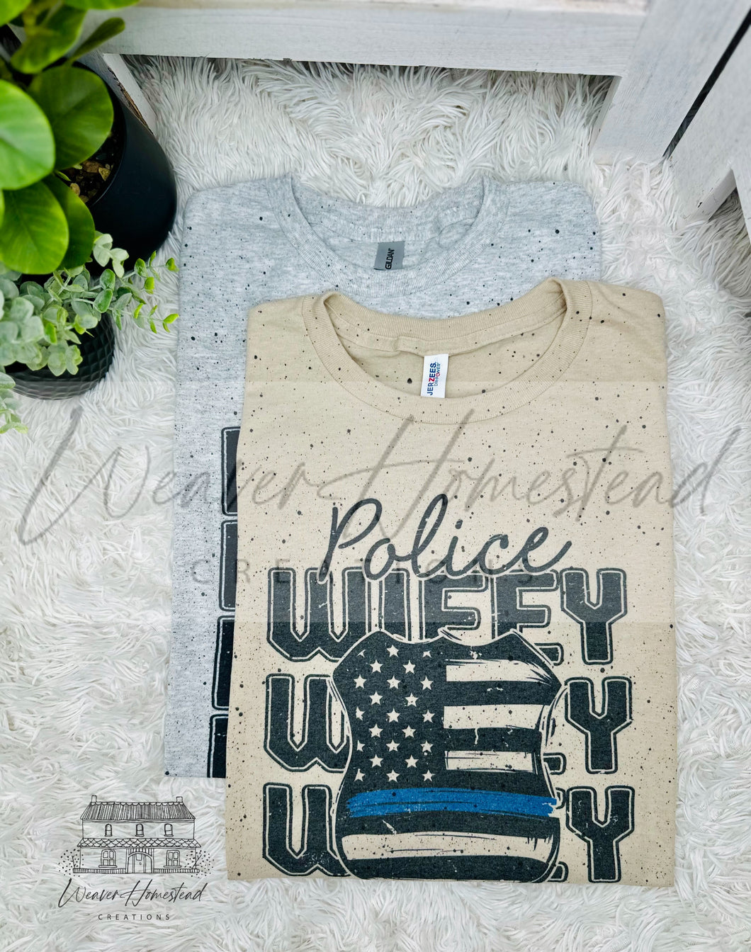 Police Wifey Stack w/ Badge