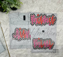 Load image into Gallery viewer, Mini Pink + Orange Checkered
