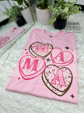 Load image into Gallery viewer, Mama Floral + Checkered Hearts Green + Pink
