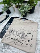 Load image into Gallery viewer, No One Fights Alone : Emergency Services Tshirt DTF
