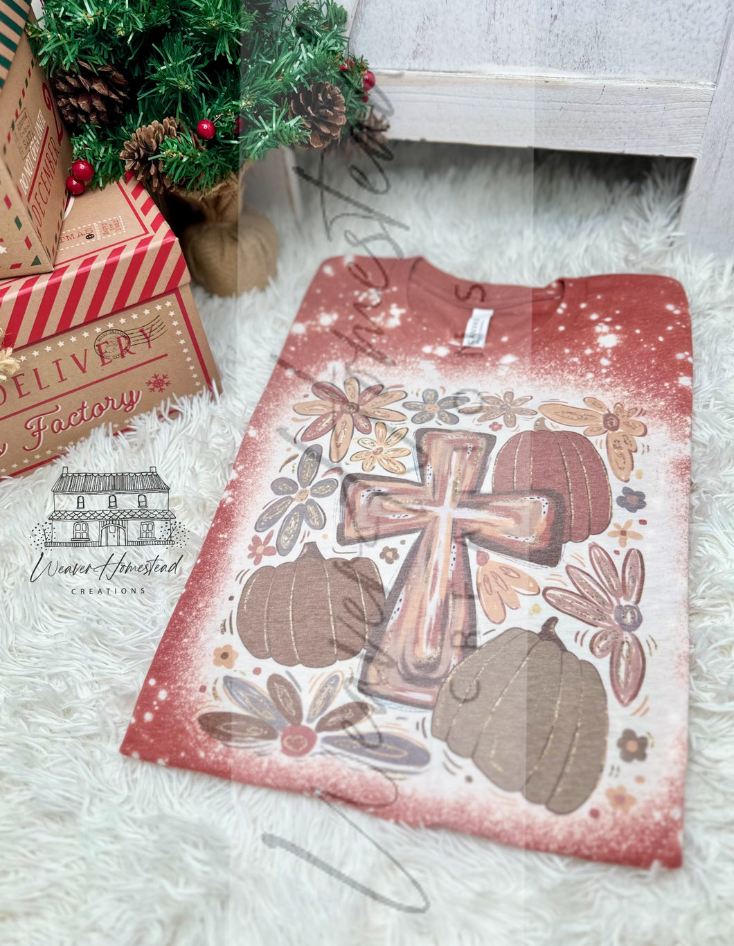 Fall Cross w/ Pumpkins