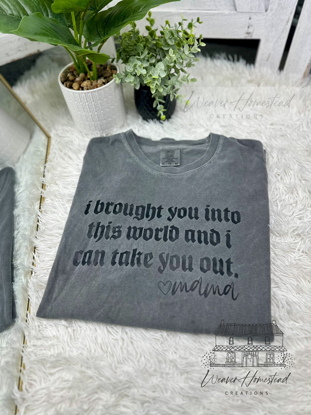 I Brought You Into This World DTF