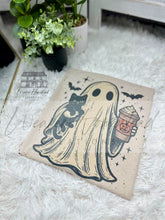 Load image into Gallery viewer, Vintage Ghost w/ Black Cat + Pumpkin Spice

