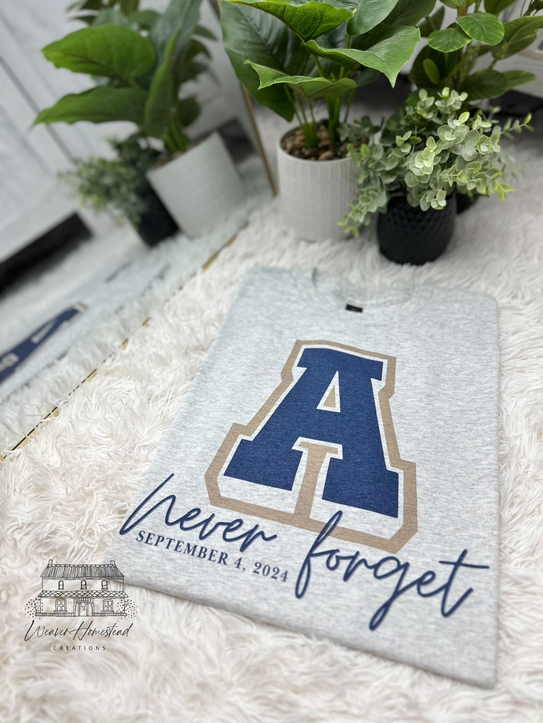 AHS Memorial Tee: “A” Logo w/ Never Forget