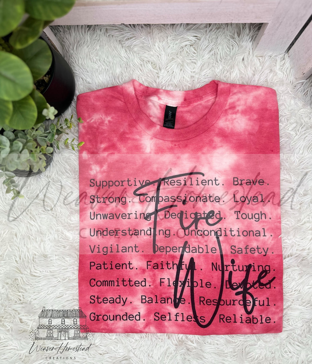 Fire Wife Word Block