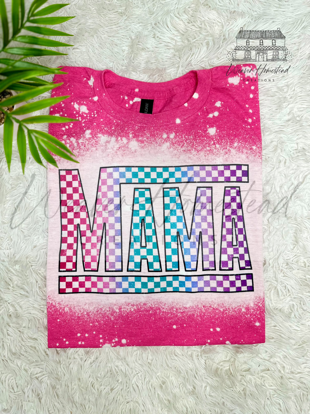 Mama Checkered Colorful