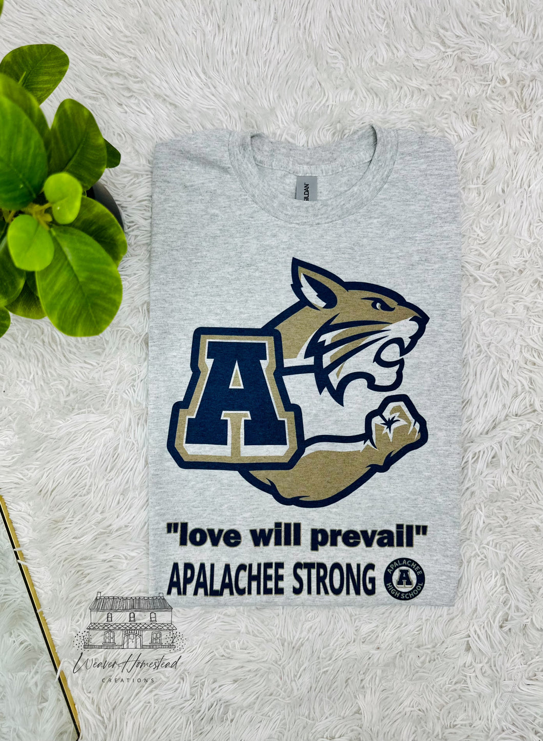 “Love Will Prevail” - Apalachee Strong Tee