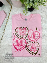 Load image into Gallery viewer, Mama Floral + Checkered Hearts Green + Pink

