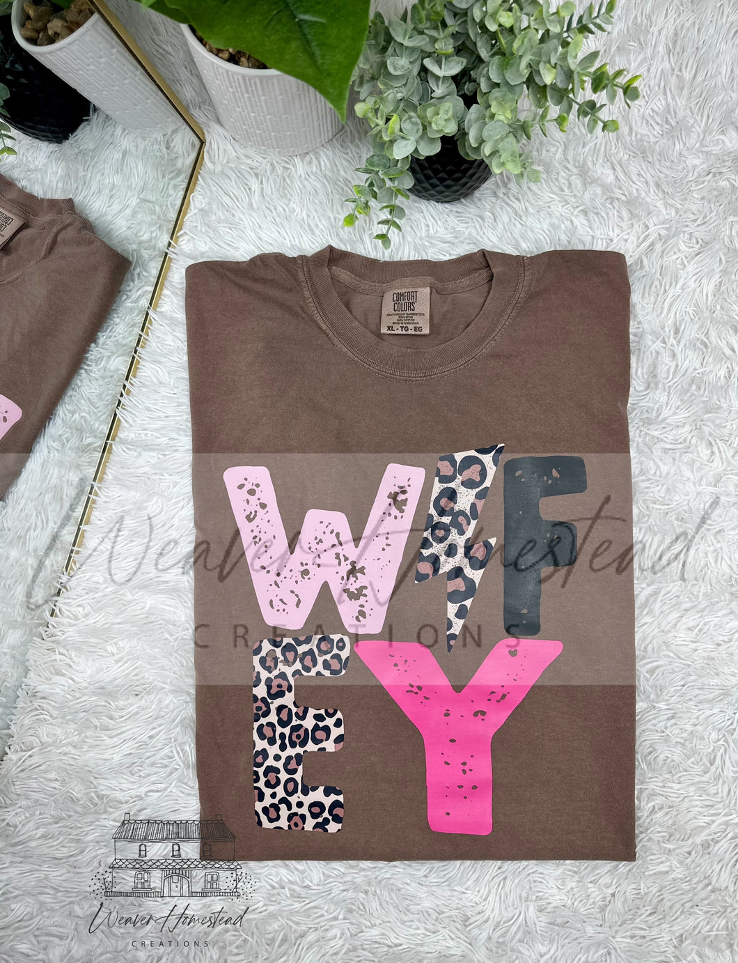 Wifey Leopard + Pink DTF