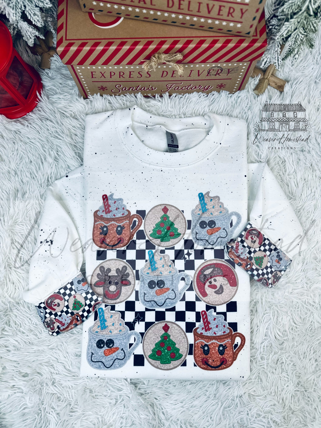 Christmas Cookie Checkerboard