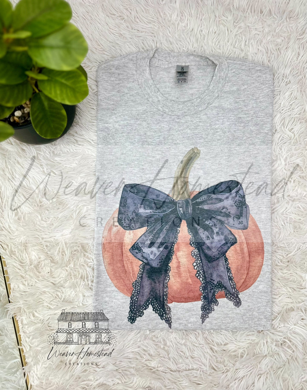Lace Ribbon Pumpkin