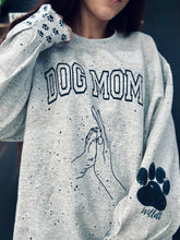 Load image into Gallery viewer, Dog Mom Crewneck - Personalized w/Cuff Design
