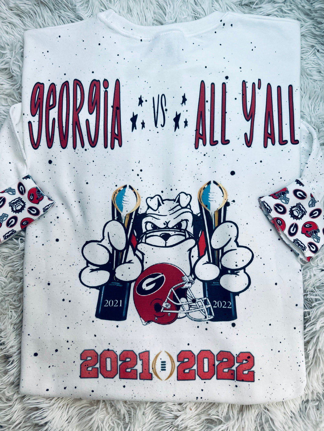 Georgia Vs. All Y’all Championship w/Peek a Boo Cuffs