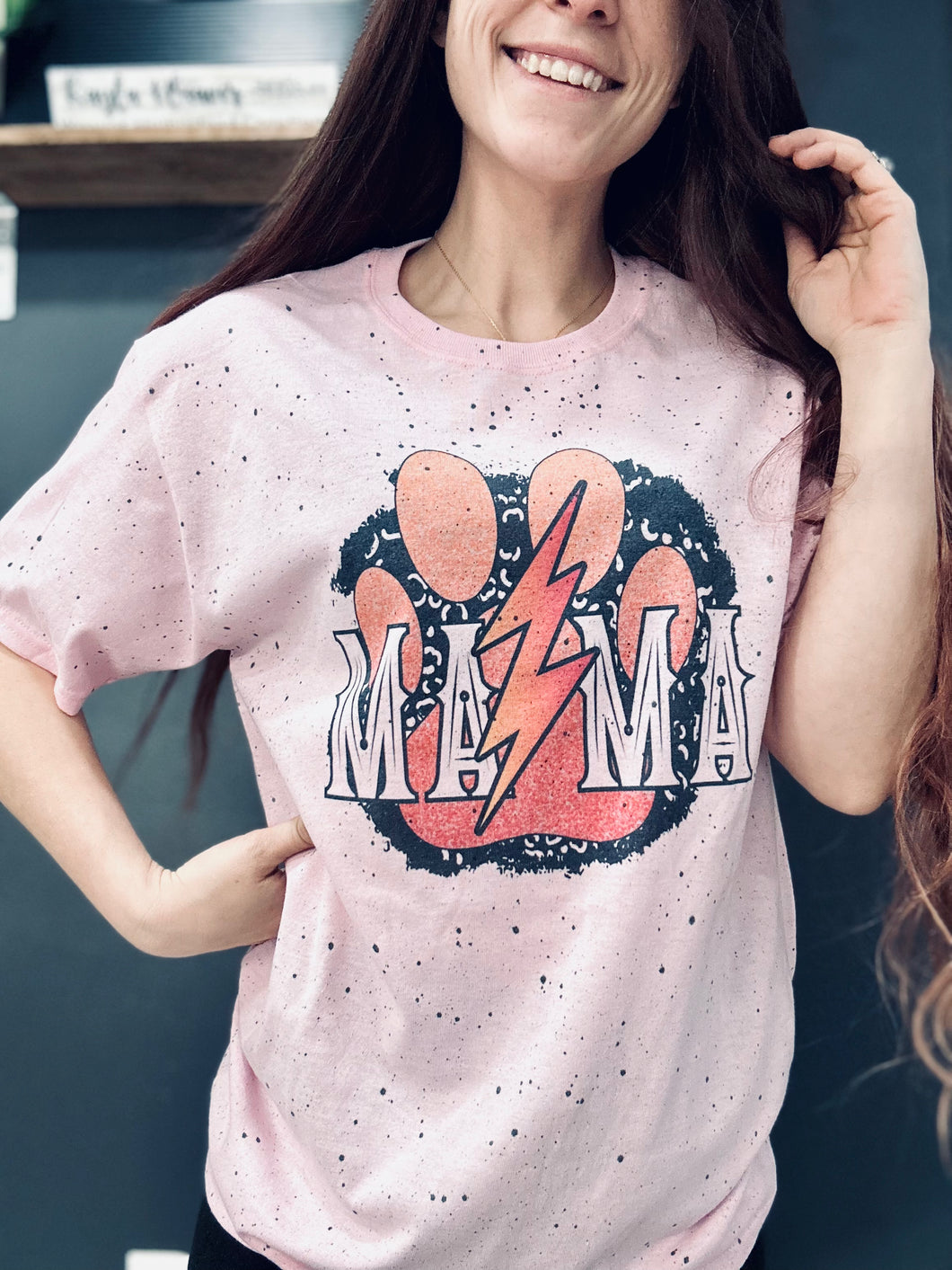 Dog Mama Orange