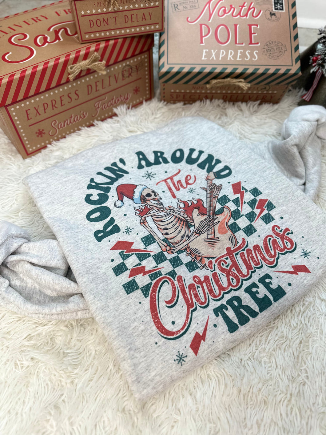 Rockin’ Around The Christmas Tree Crewneck