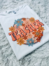 Load image into Gallery viewer, Teacher Floral Round
