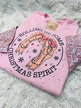 Load image into Gallery viewer, Rolling Up Some Christmas Spirit Crewneck
