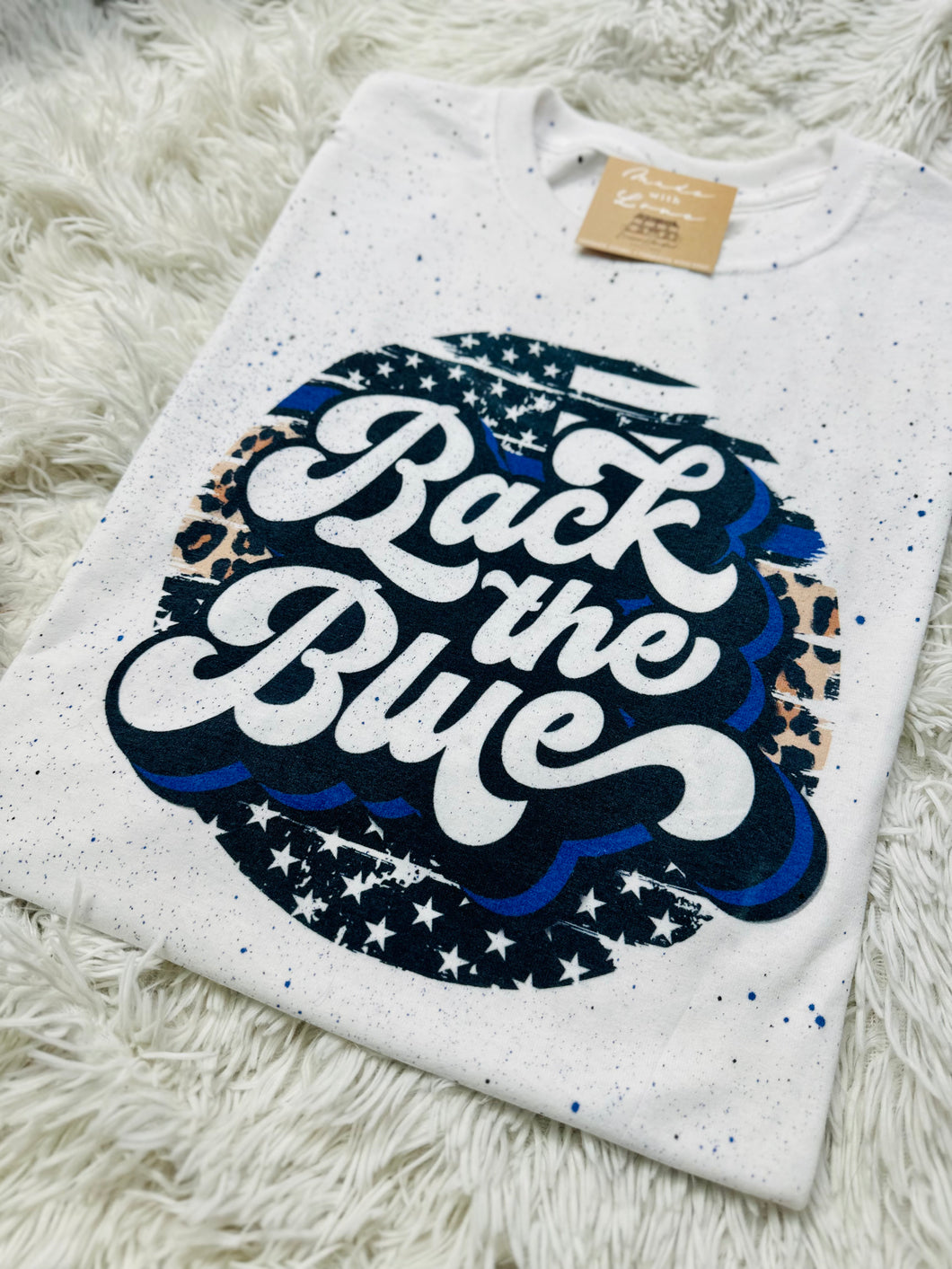 Back The Blue - Leopard Circle